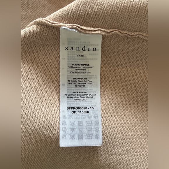 NWT Sandro Tilla Knit Dress in Nude - size US 4 - Picture 11 of 13
